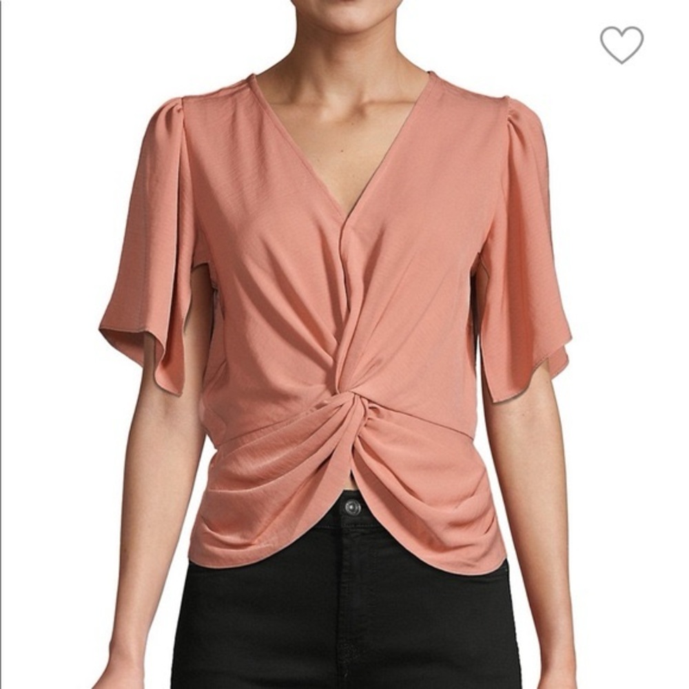 ASTR THE LABEL front twist blouse size medium